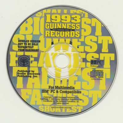 Guinness Records - 1993 (Cd-ROM) - immagine 2