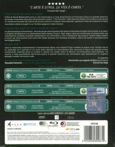 Goya, Van Gogh, Munch - I Visionari dell'Emozione (3 Blu-ray) - immagine 2