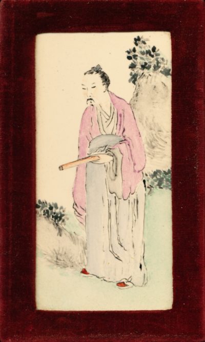 Il vecchio samurai - Acquarello su carta (opera)