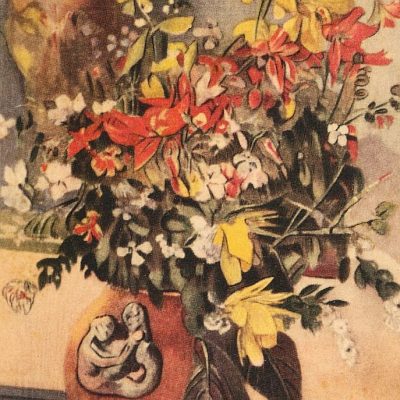 Paul Gauguin - Natura morta con fiori (Stampa)