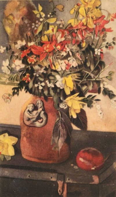 Paul Gauguin - Natura morta con fiori (Stampa)
