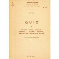 Manuali Simone - Quiz per pubblici concorsi