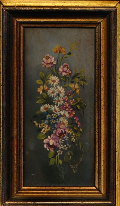 Floreale - Dipinto a mano, olio su tela (Opera)