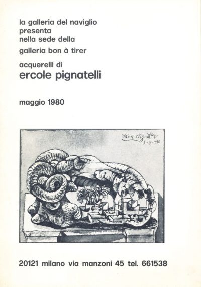 Ercole Pignatelli. Acquerelli di Ercole Pignatelli (1980)