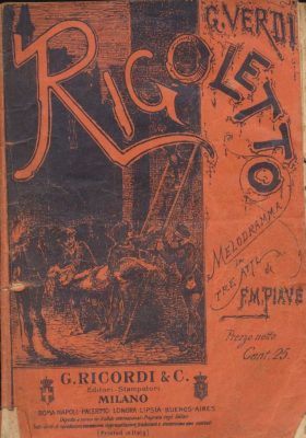 Rigoletto di Giuseppe Verdi (Libretto)