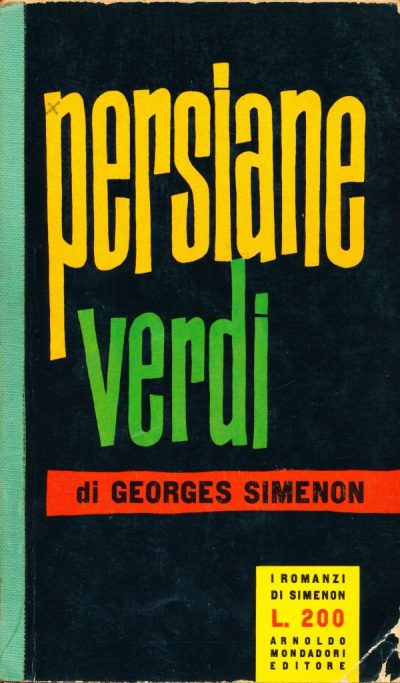 Georges Simenon. Persiani verdi