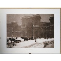 Milano. Nevicata in Piazza Duomo - 1929 (Opera)