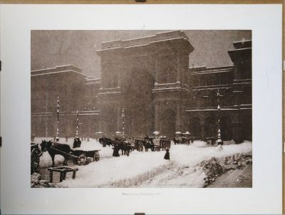 Milano. Nevicata in Piazza Duomo - 1929 (Opera)