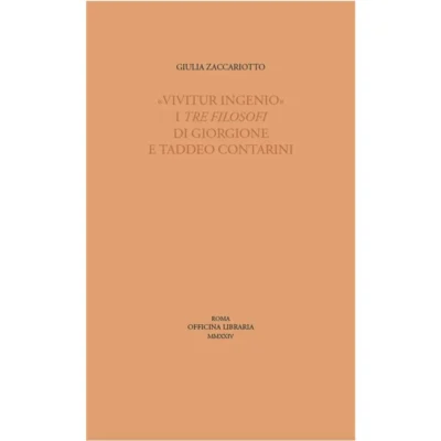 «Vivitur ingenio». I Tre filosofi di Giorgione e Taddeo Contarini