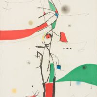 Joan Miró. Capolavori grafici - Mondana alla Finestra, 1975