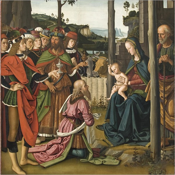 "L’Adorazione dei Magi" del Perugino in mostra a Palazzo Marino