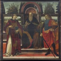 Il restauro della tavola quattrocentesca "Sant’Antonio Abate in trono tra San Leonardo e San Giuliano Ospitaliere"