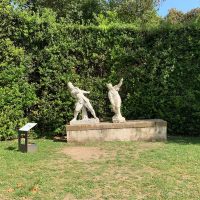 Il restauro del "Gioco della civetta" nel Giardino di Boboli