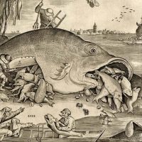 The world of Bruegel in black and white