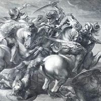 Gérard Edelinck e la Battaglia di Anghiari da Leonardo