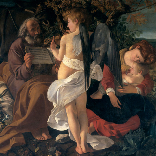 "Il riposo durante la fuga in Egitto" di Michelangelo Merisi detto il Caravaggio