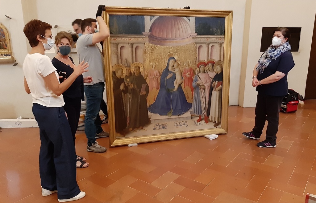 Il Museo di San Marco restaura la Pala di Bosco ai Frati del Beato Angelico