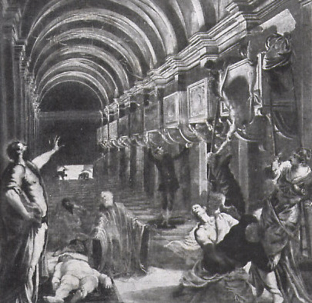 Catalogo della Pinacoteca di Brera - Jacopo Tintoretto. "Il miracolo del ritrovamento del corpo di S.Marco"