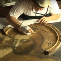 La video-storia del restauro della Croce dipinta dal Maestro di Figline