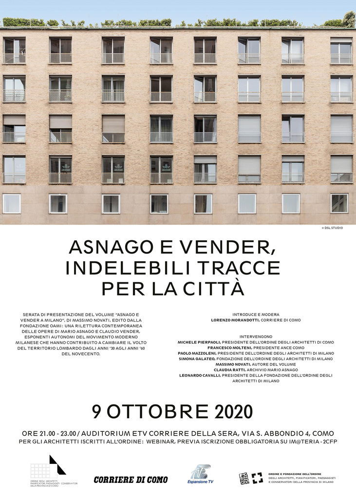 Presentazione del volume "Asnago e Vender a Milano" di Massimo Novati
