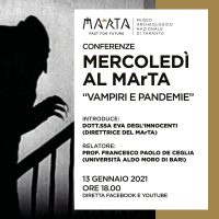 Conferenza di Francesco Paolo De Ceglia: “Vampiri e pandemie”