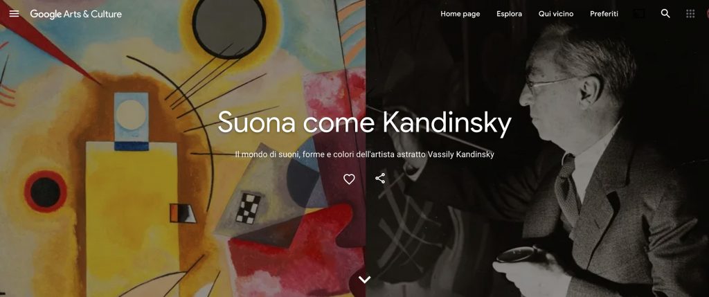 Sound like Kandinsky. Il nuovo progetto Google Arts & Culture dedicato alle opere e alla vita di Kandinsky