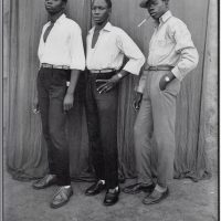 Seydou Keita, Three Boys, 1952-56, Gelatin silver print, cm 60 x 50. ©Seydou Keita Estate/Courtesy Glenda Cinquegrana Art Consulting