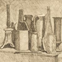 Re-collecting. Morandi racconta. Il segno inciso: tratteggi e chiaroscuri