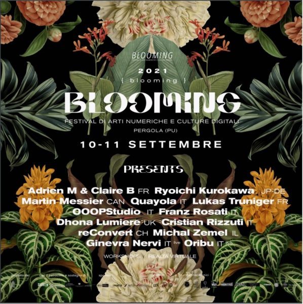 Blooming Festival. Arti numeriche e culture digitali - Quinta edizione
