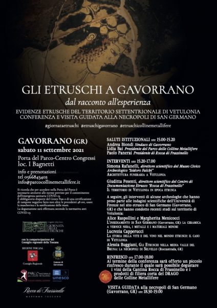 Conferenza: "Gli Etruschi a Gavorrano. Dal racconto all'esperienza"