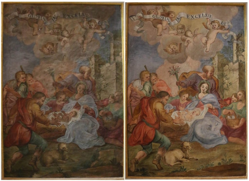 Restaurati due affreschi di Domenico La Bruna nel santuario di Custonaci