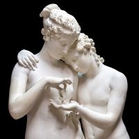 "Amore e Psiche" di Antonio Canova al Museo Luigi Bailo