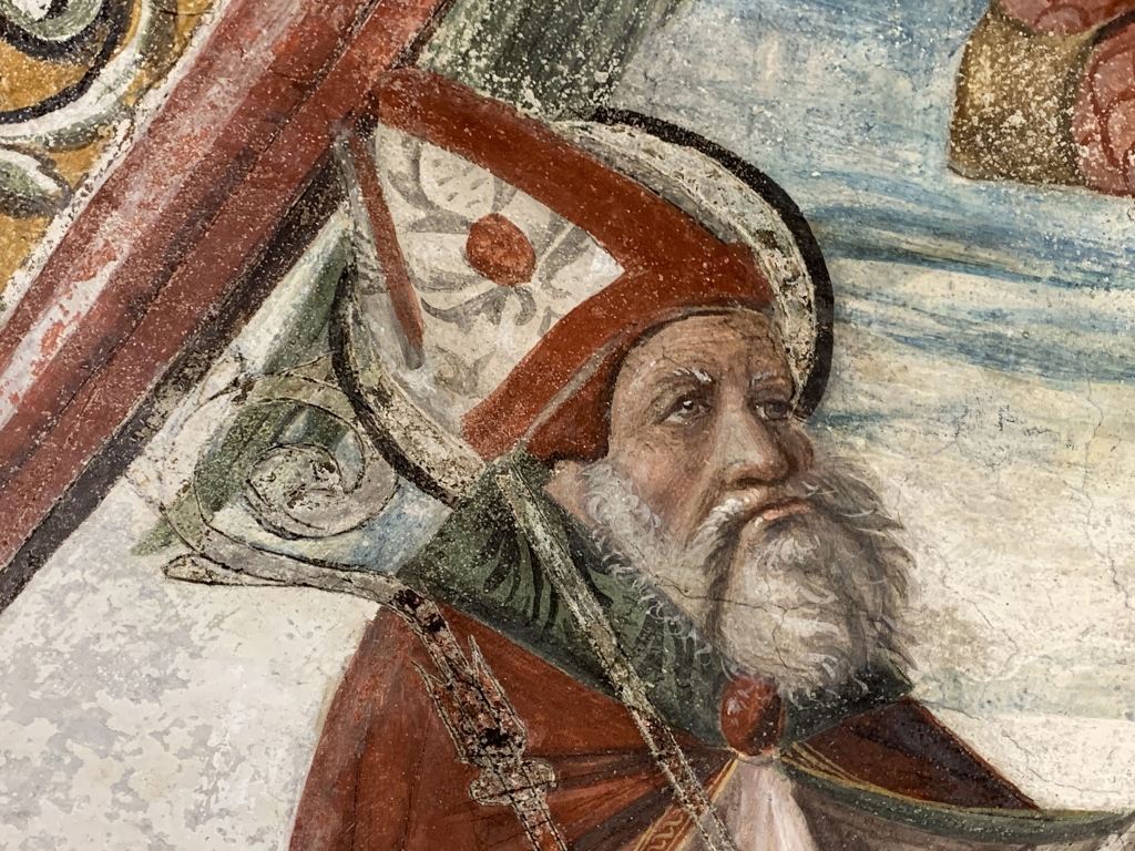 Tornano visibili gli affreschi alla Basilica di San Michele a Pavia