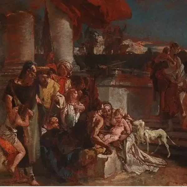 Alle Gallerie dell'Accademia di Venezia la "Circoncisione di Cristo" di Giambattista Tiepolo