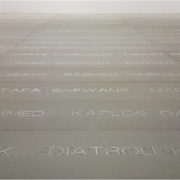 Doris Salcedo. Palimpsest