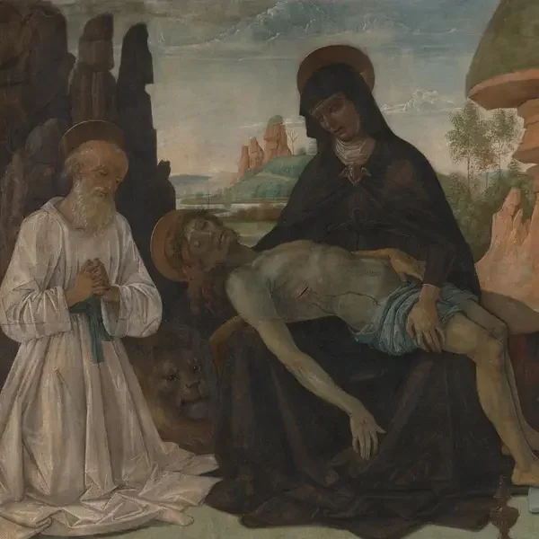 Il restauro del gonfalone del Farneto di Perugino
