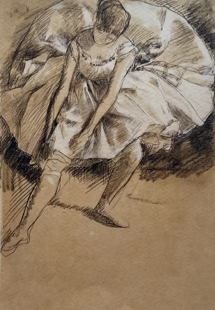 Edgar Degas . Danzatrice