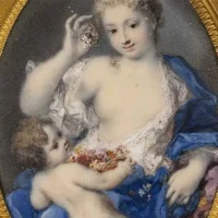 Rosalba Carriera, miniature su avorio