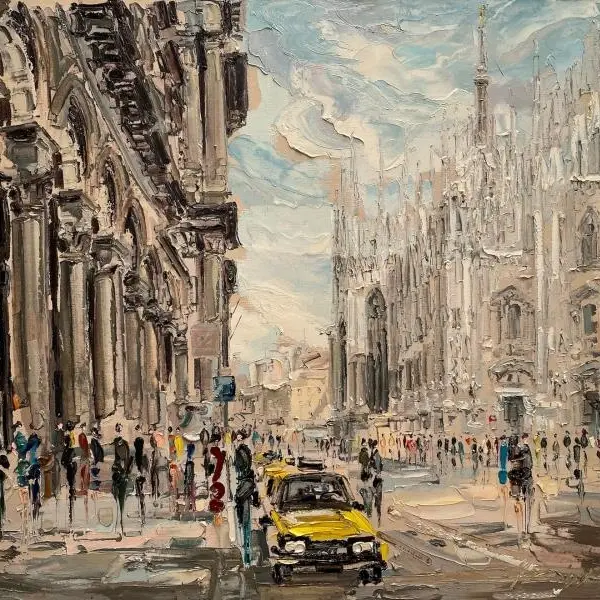 Milano nelle opere di Marco Crippa. 50 anni di pittura di strada
