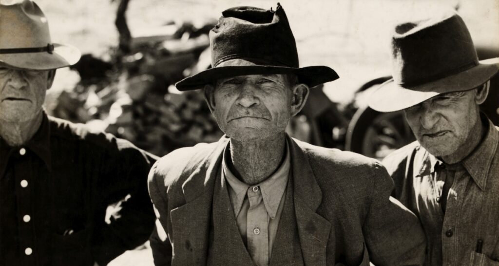 Dorothea Lange - Ex-tenant farmer on relief grant in the Imperial Valley, California, 1937