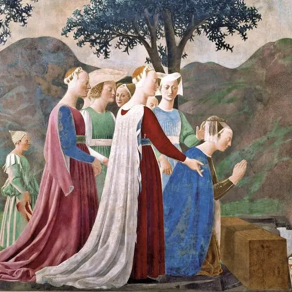 Visite al cantiere di manutenzione della "Leggenda della Vera Croce" di Piero della Francesca