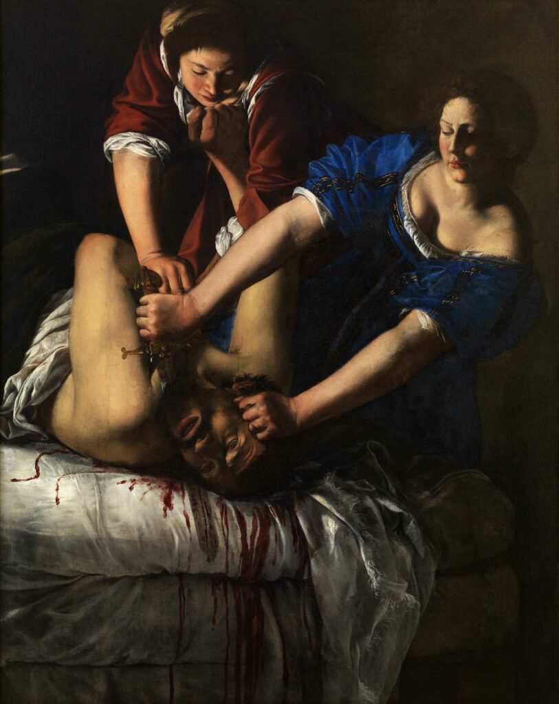 Artemisia Gentileschi, Giuditta che decapita Oloferne, 1612-1613, Museo Nazionale di Capodimonte, Napoli
