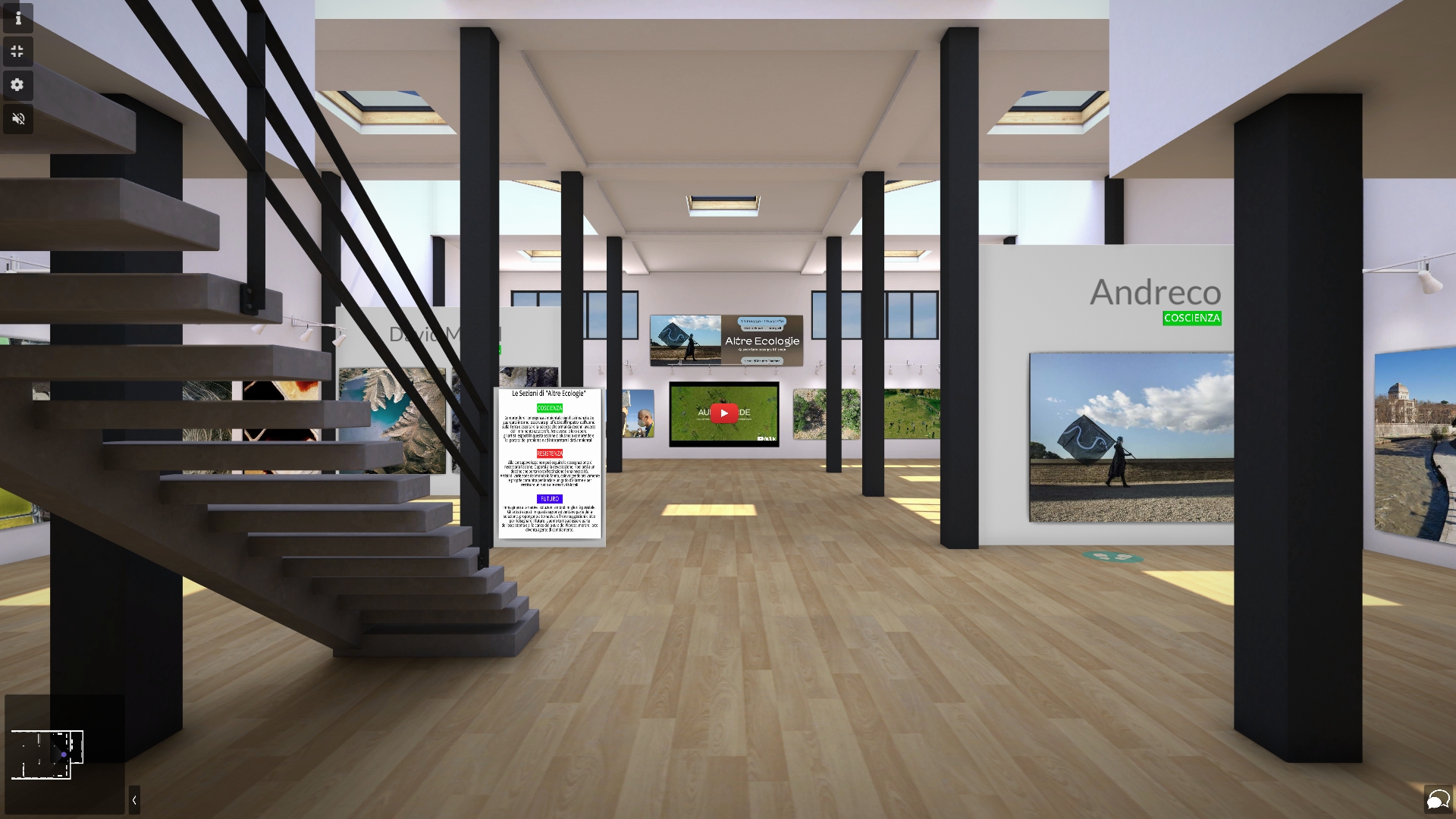 "Altre Ecologie - Quando l'Arte protegge il Pianeta" mostra virtuale 3d interattiva