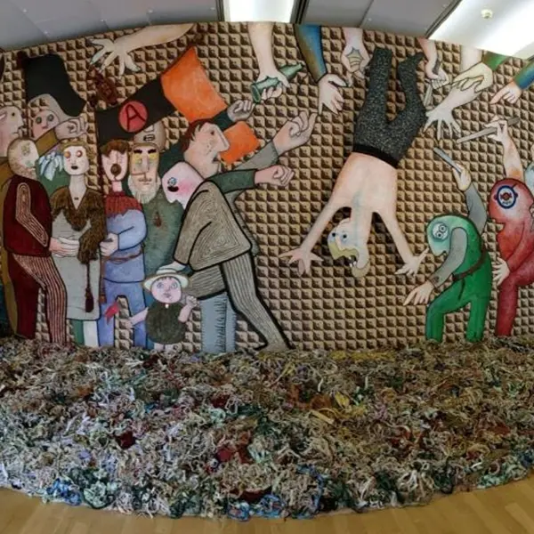 "I funerali dell'anarchico Pinelli" di Enrico Baj al Museo del Novecento