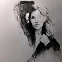 Dissolta - Disegno dal vivo di Giovanni Giunta